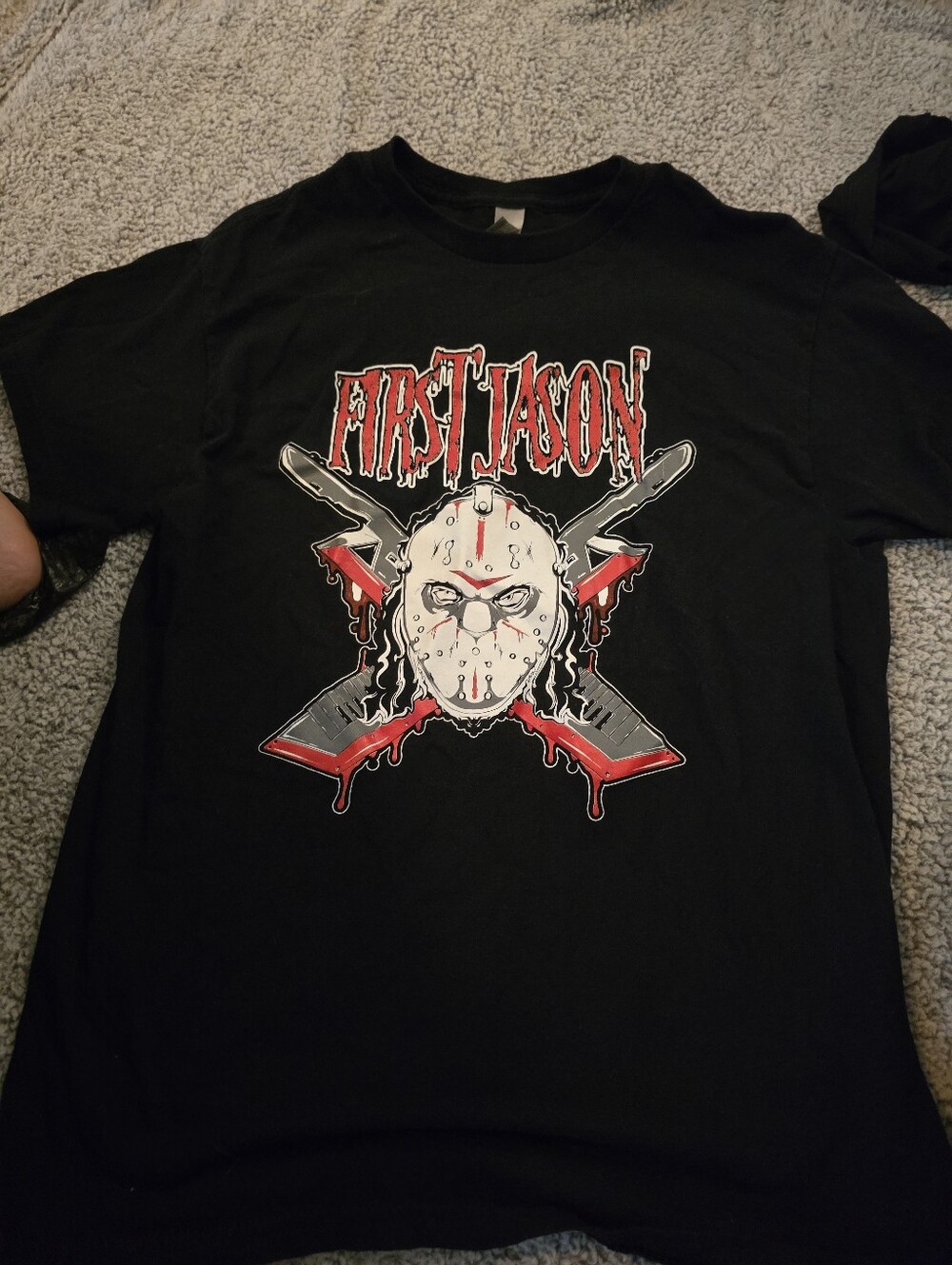 NWOT Gildan M Friday The 13th Jason First Jason Ari Lehman Graphic Tee